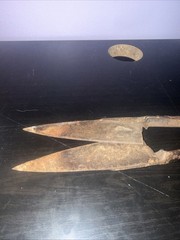 VINTAGE CHALLENGE WOOL SHEEP/LLAMA SHEARS, 12-1/2″ LONG