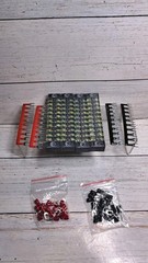 4 Pcs Dual Row Terminal Block, 600V 15A 10 Positions Screw Terminal Block…
