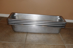 4 Stainless Steel Steam Table Pans 1 Vollrath – 3 Syscoware 20 3/4 x 6 1/4″ x 4″