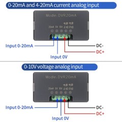 Digital Display 0-10V 4-20mA 0-20mA Voltage Amps Anglog Input Meter For Sensor