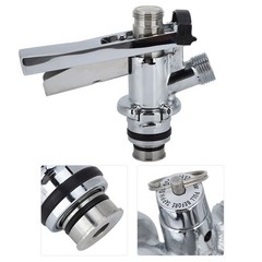 G5/8 U-Shaped Beer Keg Coupler Stainless Steel Dispenser for Home Bar & Restaura