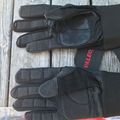 Two Valeo Anti-Vibration Glove Hand Wrist Right Full-Finger Size S Leather