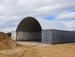25x20x12 DuroSPAN Steel Building Kit Conex Container Roof Cover Direct