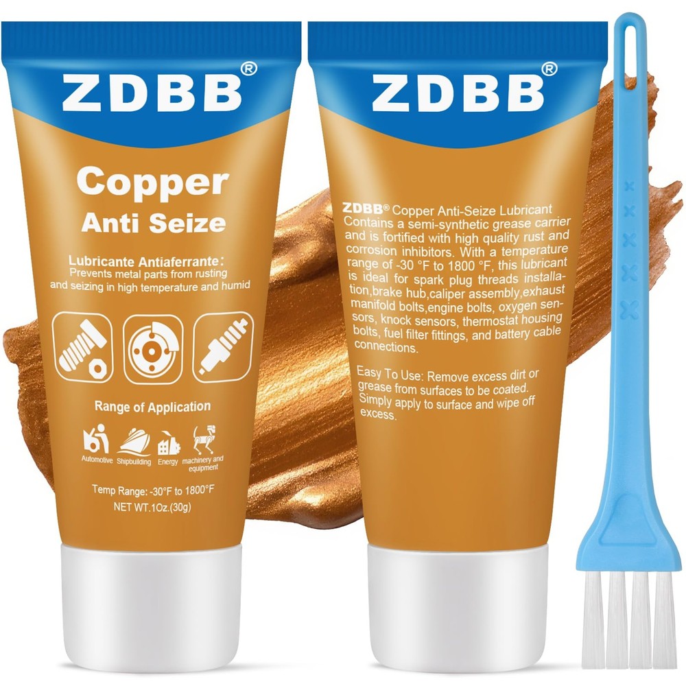 Anti-Seize Lubricant Copper Antiseize 2 PCS,