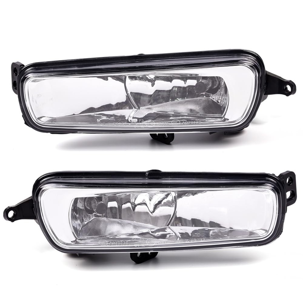 Front Bumper Fog Light with Bulbs for Focus S SE ST 2015-2018 Clear Lens