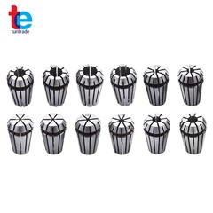 12Pcs ER16 1/32″-3/8″ Spring Collet Set For CNC Milling Lathe Tool