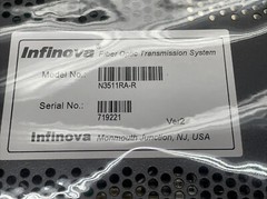 INFINOVA FIBER OPTIC TRANSMISSION SYSTEM N3511RA-R DIGITAL VIDEO TRANSMITTER