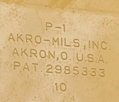 Set Of 3 Akro-Mills P-1 Replacement Bins Drawers For Parts Organizer