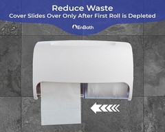 Commercial Toilet Paper Dispenser Wall Mount Double 2 Roll Locking Toilet Paper