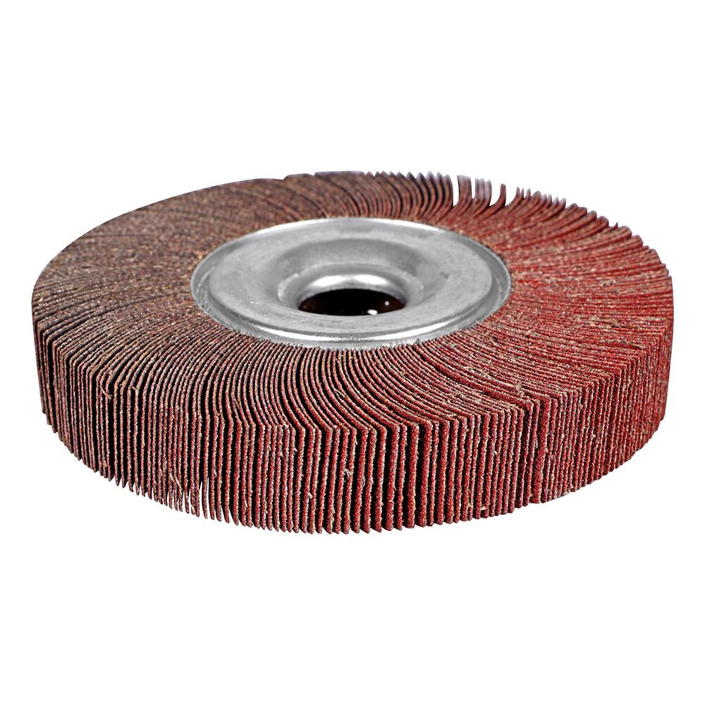 10 Pack – 6″ x 1″ x 1″ Inch 60 Grit Bench Pedestal Grinder Unmounted Flap Wheel