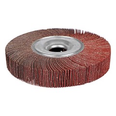 10 Pack – 6″ x 1″ x 1″ Inch 60 Grit Bench Pedestal Grinder Unmounted Flap Wheel