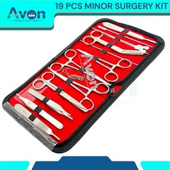 Premium 19 Pcs Minor Surgery Set Surgical Instruments Kit Stainless Steel