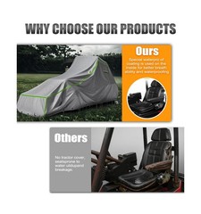 Tractor Cover for John Deere, Kubota, and New Holland – 600D Oxford Fabric fo…