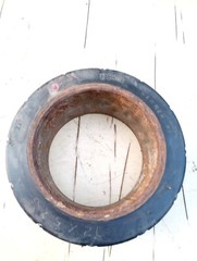 Superior Tire 12 x 5 x 8 Cushothane Polyurethane Smooth Press On Forklift Tire