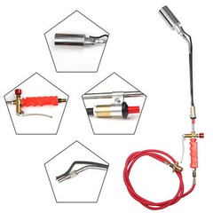 Portable Propane Torch Weed Burner Ice Snow Melter Outdoor Flame Thrower w/ Hose