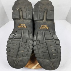 Georgia Boot Work Boot Mens 14 Black Good GB00130 Ergo-Fit Safety Toe Leather