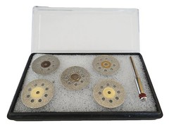 5pc Diamond Cutting Wheels Die Grinder Cut Off Disc for Dremel Rotary Tool