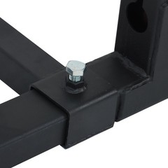 Tractor Bucket Clamp On Pallet Forks 60″ 2000lbs With Adjustable Stabilizer Bar