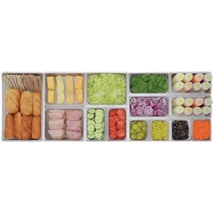 HUBERT Drain Shelf for Cold Food Pans Translucent Drain Shelf, Full Size