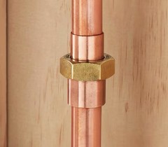 Everbilt C633WHD34, C633W, 3/​4-in.​ Copper Pressure Cup x Cup Union Fitting