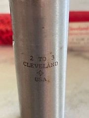 1 new Cleveland #2-3 Fitted Socket Adapter Taper Shank Tool Holder USA, #53013