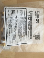 1Bag/10PCS New SMC KQ2L06-03AS Connector KQ2L0603AS Free Shipping #G