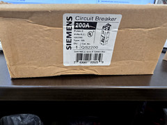 Siemens QS2200H 200A 240V Main Breaker