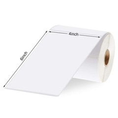 4″ x 6″ 450/Roll Direct Thermal Shipping Labels For Zebra ZP450 Eltron 2844 2824