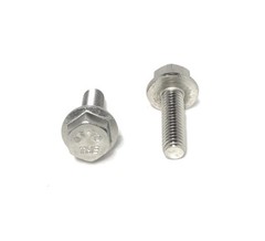 (25) M6 x 1.00 x 20 Stainless Steel DIN6921 A2 Hex Flange Bolts M6x20mm Flange