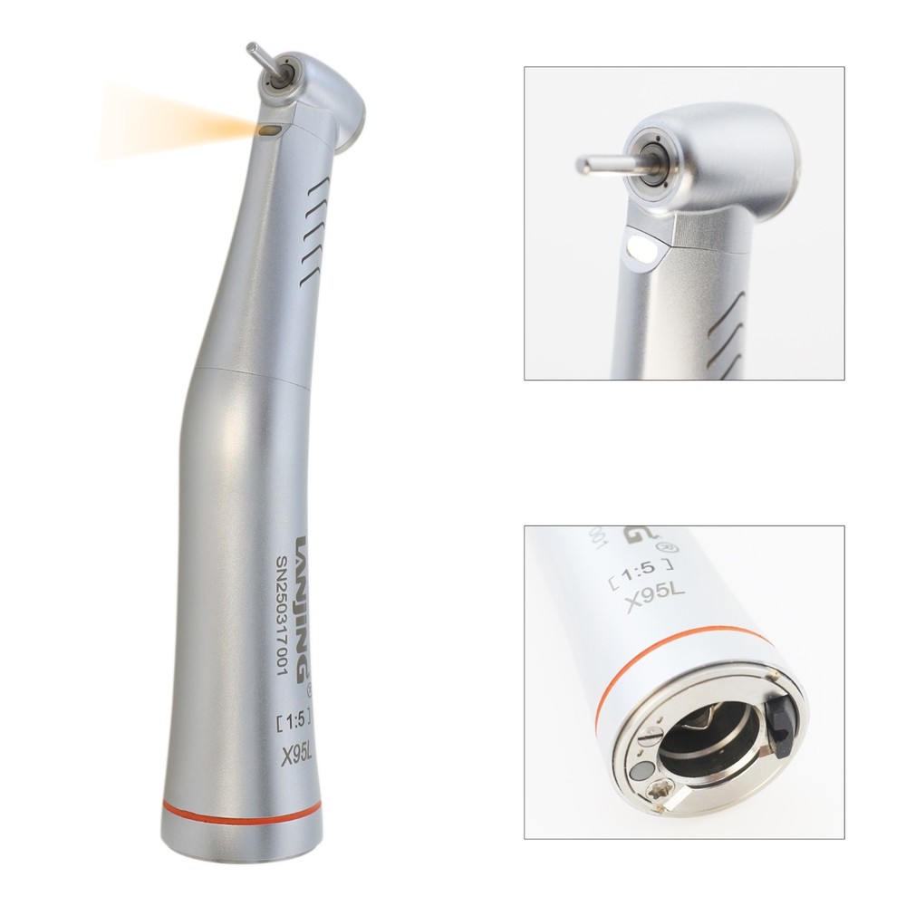 Dental Electric High Speed Handpiece 1:5 Contra Angle Fiber Optic KaVo LUX M25L
