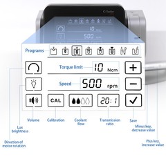 COXO Dental Surgical LED Implant Motor System 20:1 Handpiece/ Irrigation Tubes