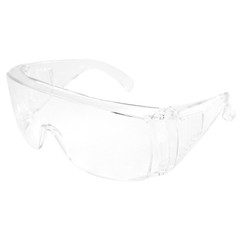 Birdz Eyewear High Impact Safety Glasses, Goggles Fits Over The Glasses Clear