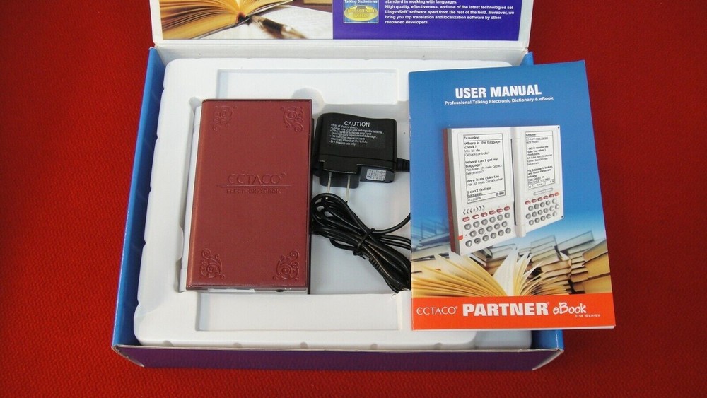 ECTACO Partner C-4Pg English – Portuguese Professional Talking Electronic Dict