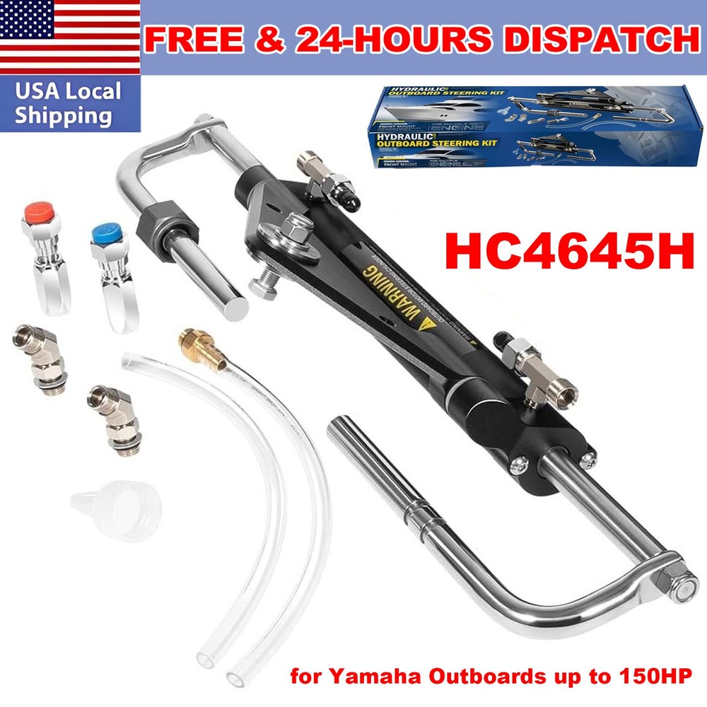 150HP Hydraulic Outboard Steering Cylinder Kit for Yamaha, for Seastar HC4645H