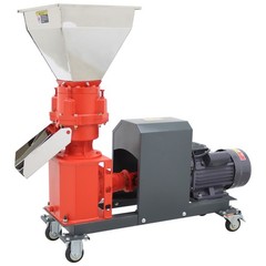 220V 6MM Animal Feed Pellet Mill Machine Feed Granulator 4 Heads 150-200KG/H