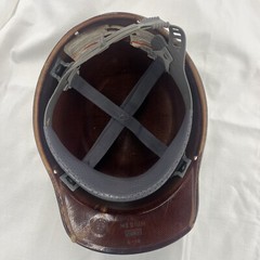 Vintage Original MSA Skullgard Green Fiberglass Hard Hat Cap Size MEDIUM
