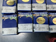 (32) Pacific Bearing FLC04 Linear Plain Bearing – FLC Series, 0.2500 in Shaft