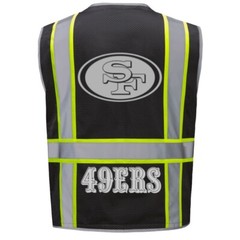 🏈🦺SAN FRANCISCO 49ERS SAFETY PPE WORK VEST W/REFLECTIVE LOGO L/XL/2X-4XL