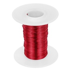 26 AWG Magnet Wire, 2 oz Magnetic Coil Wire, 155C(311F), Red,White