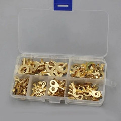 150pcs O-Type Copper Terminal Lug Set – Electrical Wiring Connectors Kit