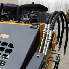New Skid Steer Loader 24HP 4-in-1 Bucket 3-stage hydraulic pump Free Shipping