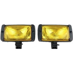 Ylt Auto A Pair Of 3 6 Front Bumper Universal Fog Light Yellow Glass Lens 12V
