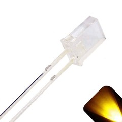 5 x 2x5x7mm Rectangle LEDs Wide Angle Yellow Gold LED Square x 2 5 7 – 7x5x2 mm