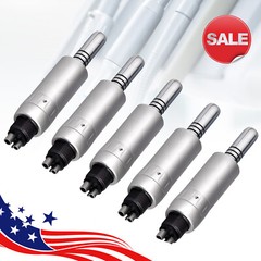 NSK Style 5pcs Dental Slow Low Speed Air Motor Handpiece E-type 4Hole Micromotor