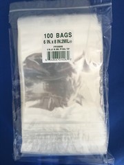 Elkay Plastics Cello Reclosable Polypropylene Ziplock Top Hang Hole Bags 2Mil