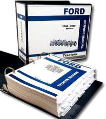 Ford 2000 3000 4000 5000 7000 Series Tractor Service Repair Manual Shop Book Ovh