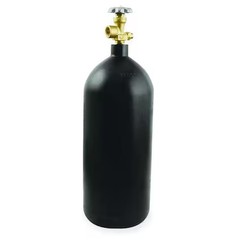 Uniweld N40 Empty Fuel Cylinder, Nitrogen, 40 Cu Ft, Cga 580, 22.5 In H