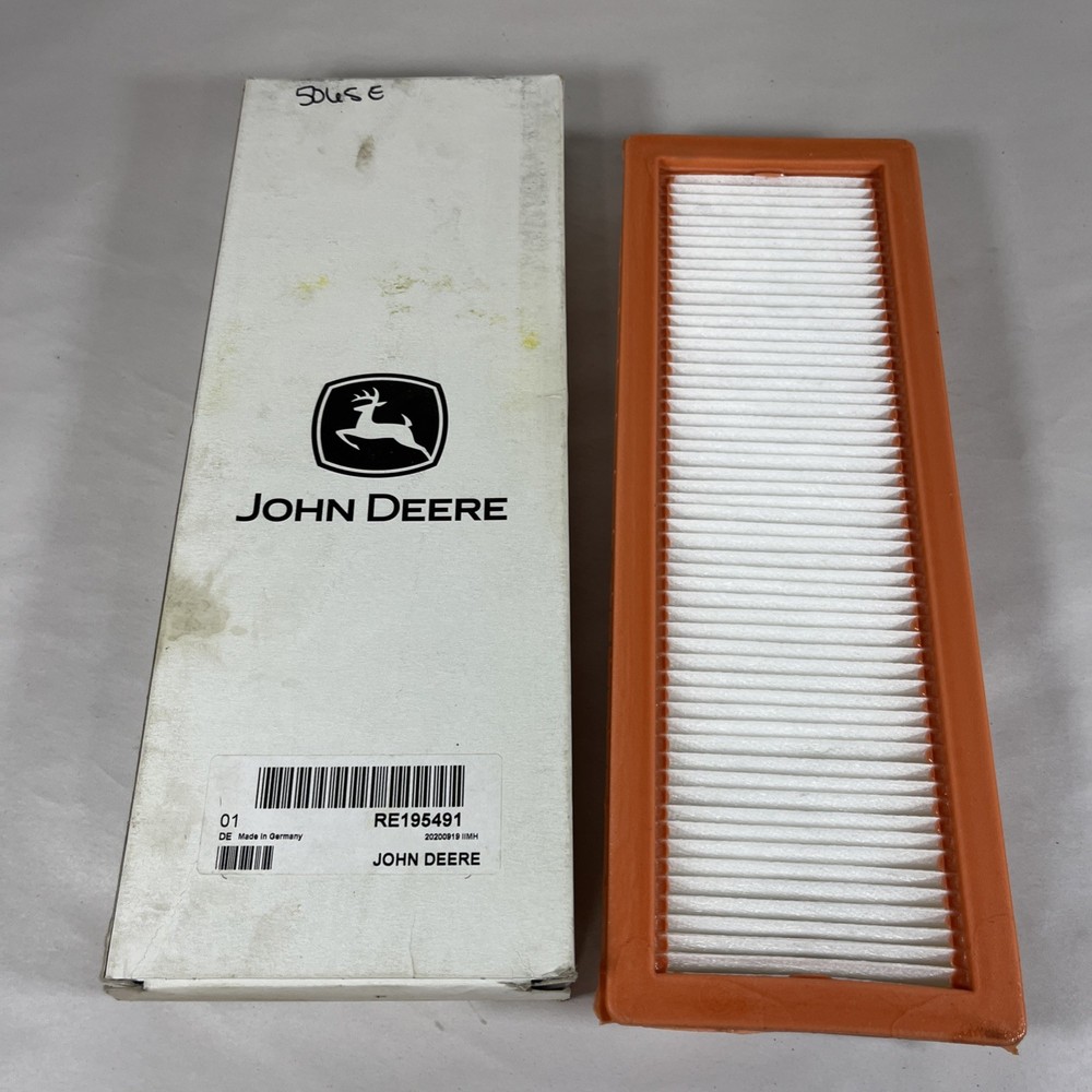 Genuine John Deere Cab Air Filter RE195491 Fits 5525 5625 6100D 6140D 6105M 6603