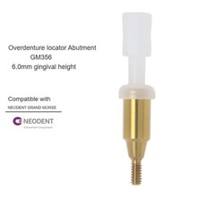 Overdenture Locator Abutment Male caps Inserts Tool for NEODENT GRAND MORSE GM
