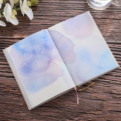 SIIXU Colorful Blank Notebook, Unruled Personal Diary 5.3″ x 7.2″, Multicolor